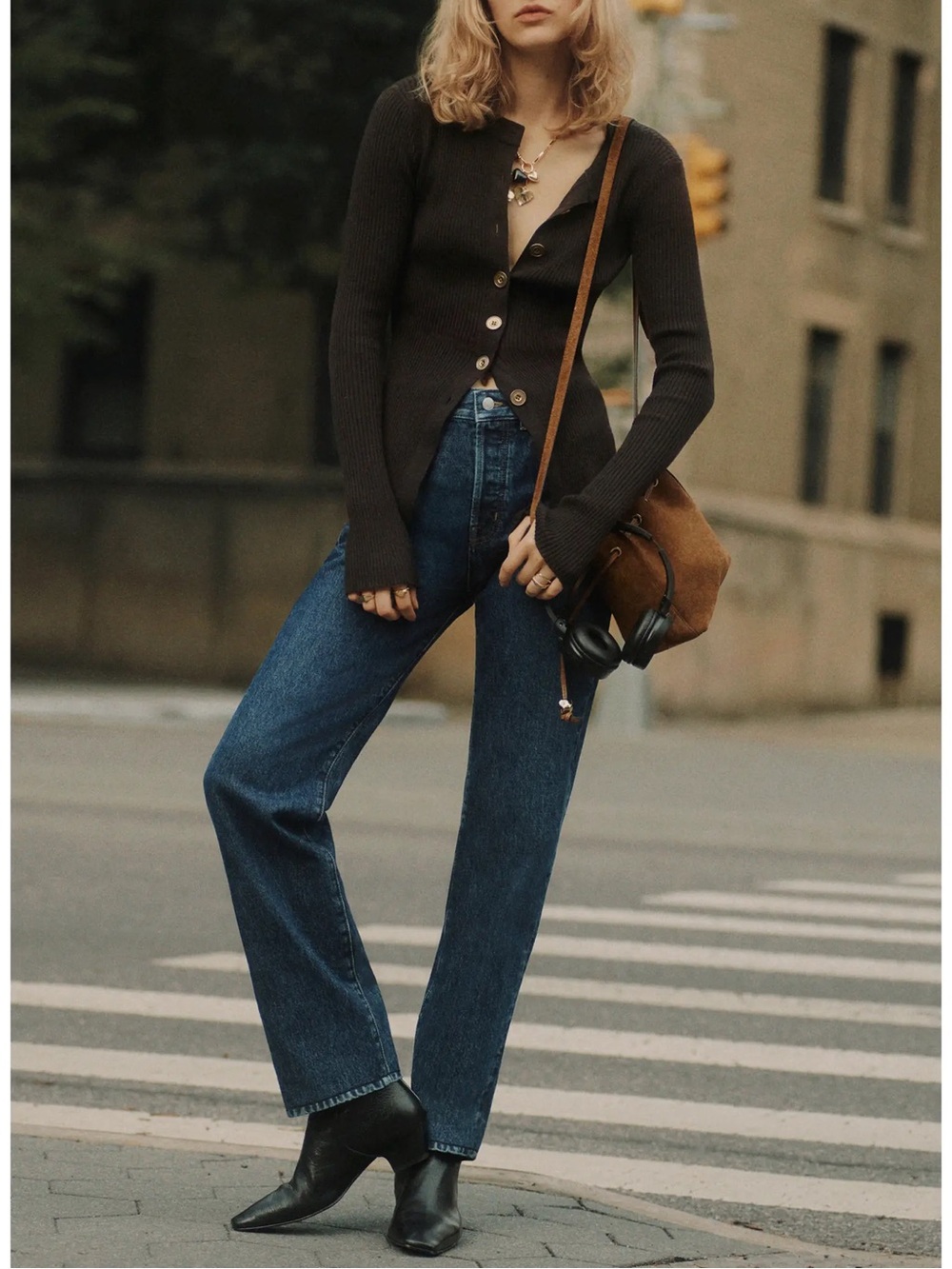 Madewell Longline straight Jean